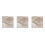 3Pcs Beige Fireproof Mat for Camping Grill Fire Pit Heat Resistant Pad 9