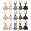 75Pcs Removable Metal Zipper Pull Tabs for Universal Zipper Repairs 3