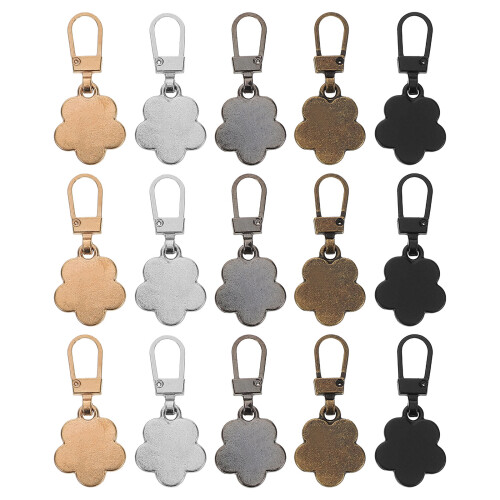 75Pcs Removable Metal Zipper Pull Tabs for Universal Zipper Repairs 2