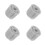 4Pièces Filet Gouttière DIY Acier Inoxydable Protection 3