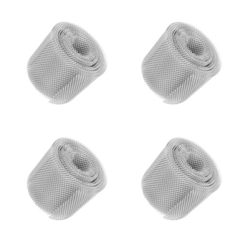 4Pièces Filet Gouttière DIY Acier Inoxydable Protection 2