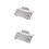 2Pcs Tile Chamfering Tool Stainless Steel Silver Angle Cutting Helper 6