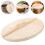 2Pcs Wood Lid Replacement Part for Kitchen Pot Steaming Beige Color 10