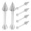 30Pcs Silver Aluminum Cake Icing Tools Set for Baking and Decorating 2