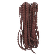 5Pcs Coffee Braided Faux Cord for DIY Bracelet and Necklace