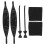 18St Formele Zwarte Cummerbund Set Met Strik En 3