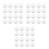 240Pcs Durable White Plastic Rattle Inserts for Baby Stuffed Toys 7