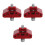 3Pcs Universal Aluminum Bike Seatpost Clamp Quick Release Saddle Mount 7