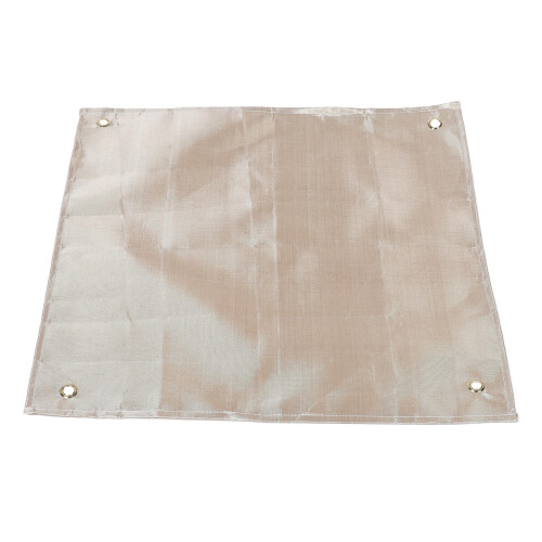 3Pcs Beige Fireproof Mat for Camping Grill Fire Pit Heat Resistant Pad 2