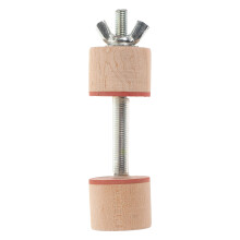 3Pcs Violin Repair Clamps Wood Iron Strong Adhesive Khaki Finish