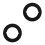 2Pièces Cache Trou Porte Inox Noir Facile À Installer 7