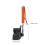 Portable Long Handle Shoe Horn Stainless Steel with Stable Base 3