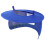 3Pcs Adjustable Hard Hat Sunshade Visor Neck Cover Blue Lightweight 3
