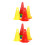 48Pcs Plastic Agility Cones Assorted Colors Soccer Training Cones 5