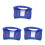 3Pcs Adjustable Hard Hat Sunshade Visor Neck Cover Blue Lightweight 7