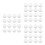 240Pcs Durable White Plastic Rattle Inserts for Baby Stuffed Toys 5