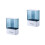2Pcs Household White Plastic Cup Dispenser Wall Mounted Storage Box 4