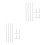 4Pcs Multipurpose White Iron Telescopic Clothes Drying Rod 4