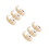 6Pcs Reusable Brown Kraft Circle Stickers for Organizing and Crafting 8