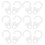 120Pcs Clear Plastic Shower Rings Flexible Curtain Hooks for Home Use 2