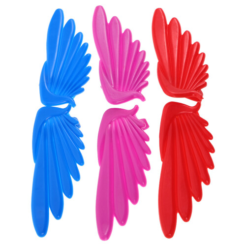 18Pcs Versatile Roller Skate Wings Charms PVC Shoe Accessories