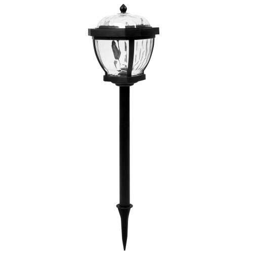 2Pcs Solar Stigma Light Outdoor Waterproof Post Cap Lamp White Light 2