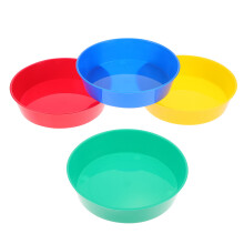 16Pcs Durable Plastic Art Paint Bowls for Pigment and Brush Mixing