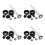 4Sets White Can Spout Kit PP Pe for Gas Cans Easy Install Nozzle 5
