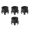 4Pcs Black Plastic Snowmobile Gas Cap Holder Compact Durable Design 5