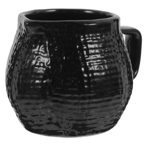 3Pcs Black Ceramic Milk Containers Mini Syrup and Cream Pitchers 1