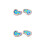 4Pcs Durable Resin Micro Landscape Pond Decors Assorted Colors 4