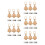 75Pcs Removable Metal Zipper Pull Tabs for Universal Zipper Repairs 9