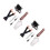 12Pcs Comfortable Black Gloves Headband 1920S Party Set 7
