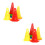 48Pcs Plastic Agility Cones Assorted Colors Soccer Training Cones 7