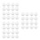 240Pcs Durable White Plastic Rattle Inserts for Baby Stuffed Toys 6
