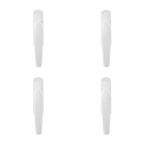 4Pcs White Rv Interior Door Latch Handle Aluminum Alloy Lockable 1