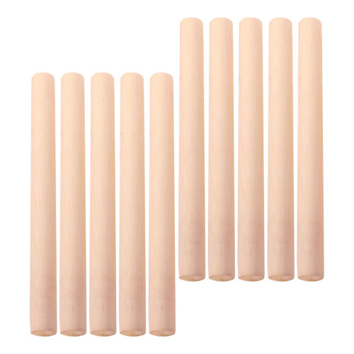 20Pcs Wooden Rolling Pins Smooth Non-Burr Dough Rollers for Pastry 1
