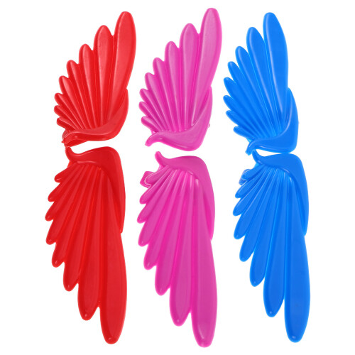 18Pcs Versatile Roller Skate Wings Charms PVC Shoe Accessories 2