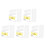150Pcs Acrylic Slanted Table Sign Holders Transparent Label Display 2
