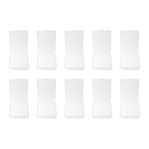 20St Kleine Plastic Opbergdoosjes Transparant Makeup Houder 1