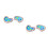 4Pcs Durable Resin Micro Landscape Pond Decors Assorted Colors 3