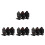 12Pcs Durable Black Tinplate Shooting Targets Rotating Practice Board 11