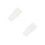 2Pcs White Laboratory Stirrer Ptfe Plug Professional Chemical Stirrer 8