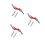 3Pcs Carbon Steel Masonry Repointing Tool Red Brick Mortar Removal 6