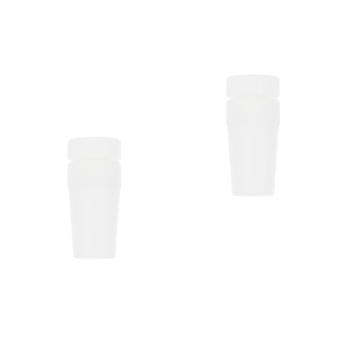 2Pcs White Laboratory Stirrer Ptfe Plug Professional Chemical Stirrer 2