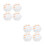 8Pcs White Silicone Table Edge Protectors Baby Safe Corner Guards 6