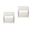 2Pcs White Desktop Sundries Organizer Plastic Shelf for Home Use 4