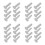 16Pairs Silver Metal Rivet Set for DIY Kitchen Handle Fixing 6