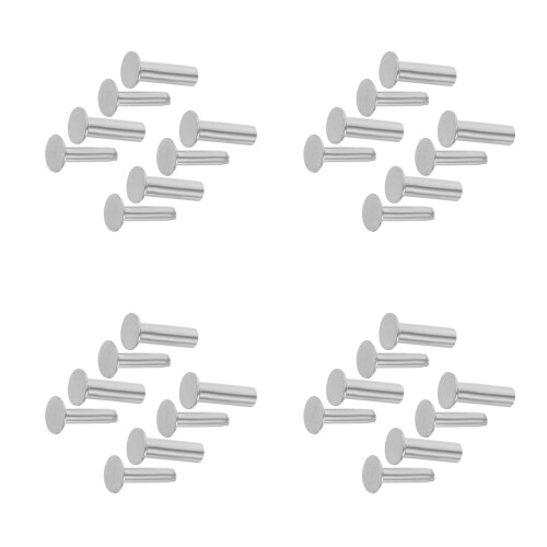 16Pairs Silver Metal Rivet Set for DIY Kitchen Handle Fixing 2