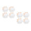 8Pcs White Silicone Table Edge Protectors Baby Safe Corner Guards 7